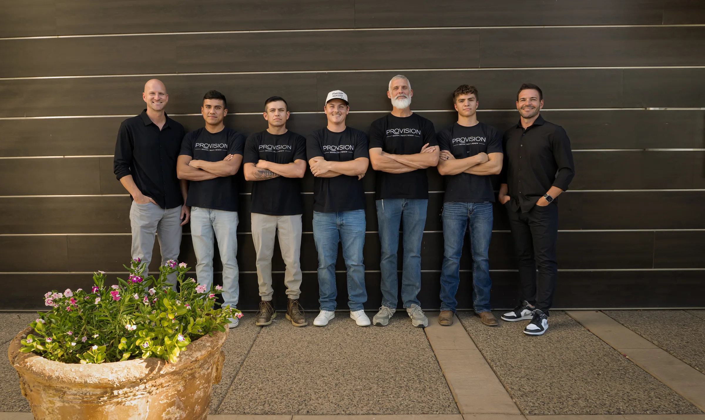 Provision Design Build construction team on a luxury custom home site in Arizona